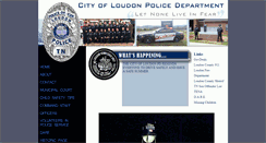 Desktop Screenshot of loudonpd.com